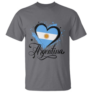 Argentina Heart Argentinian Flag Sun of May Patriotic T Shirt