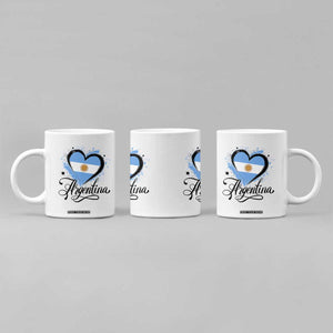 Argentina Heart Argentinian Flag Sun of May Patriotic Coffee Mug