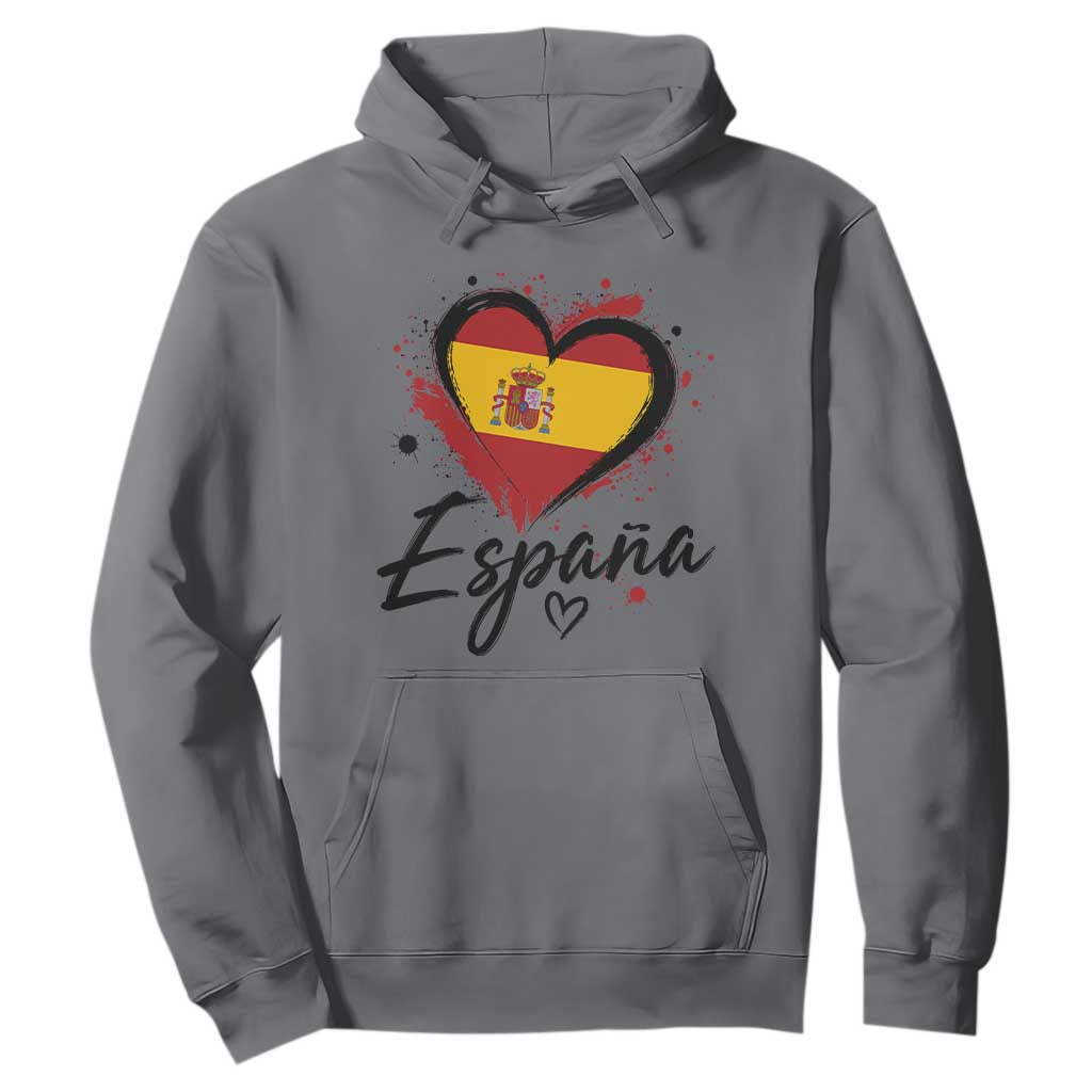 Espana Heart Spanish Flag Patriotic Spain Pride Hoodie