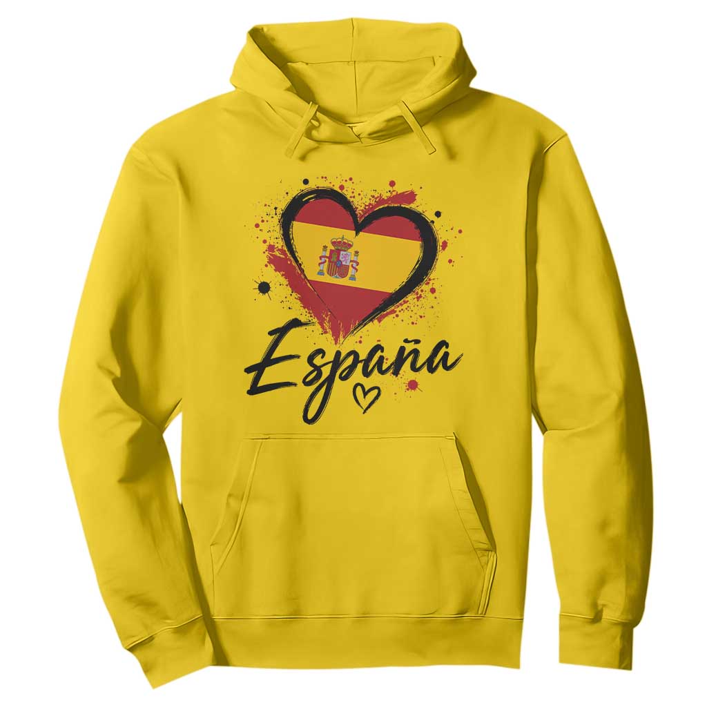 Espana Heart Spanish Flag Patriotic Spain Pride Hoodie