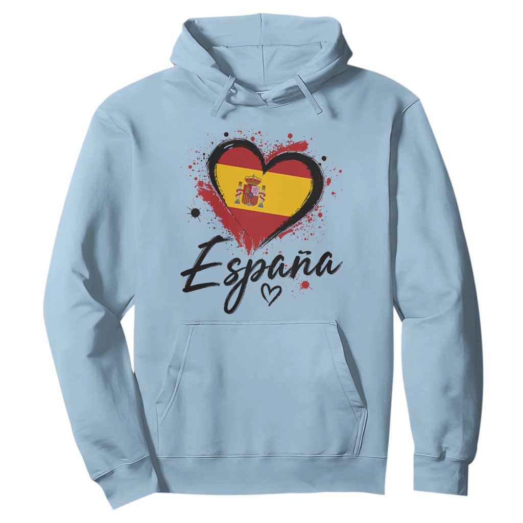 Espana Heart Spanish Flag Patriotic Spain Pride Hoodie