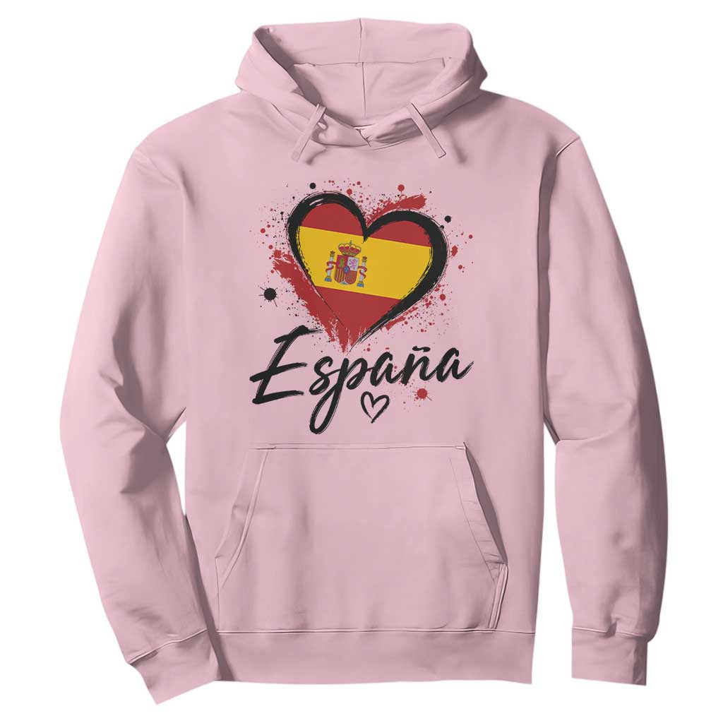 Espana Heart Spanish Flag Patriotic Spain Pride Hoodie