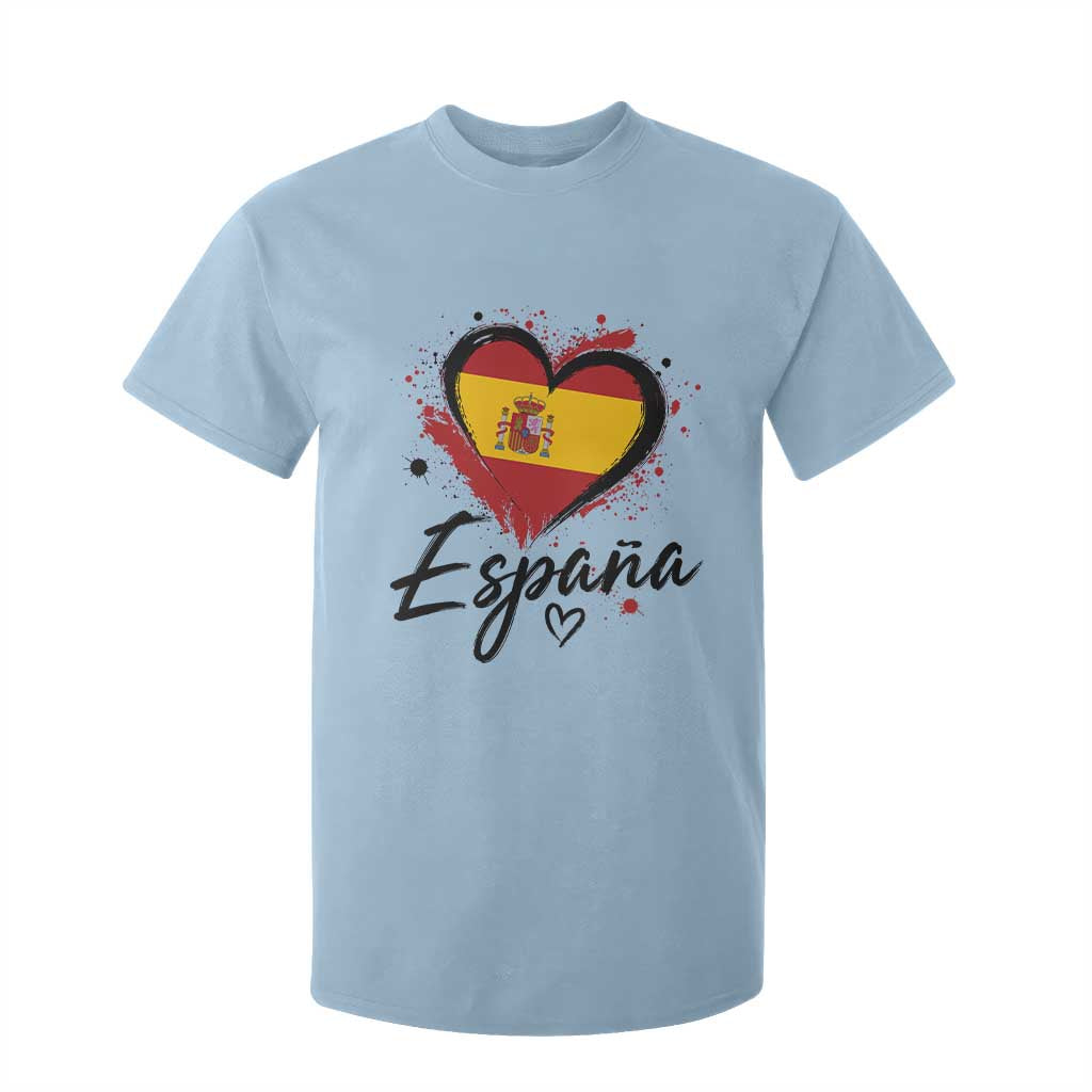 Espana Heart Spanish Flag Patriotic Spain Pride T Shirt For Kid
