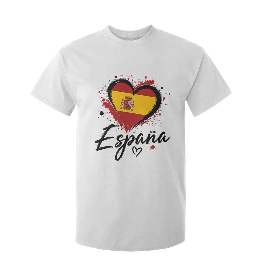 Espana Heart Spanish Flag Patriotic Spain Pride T Shirt For Kid