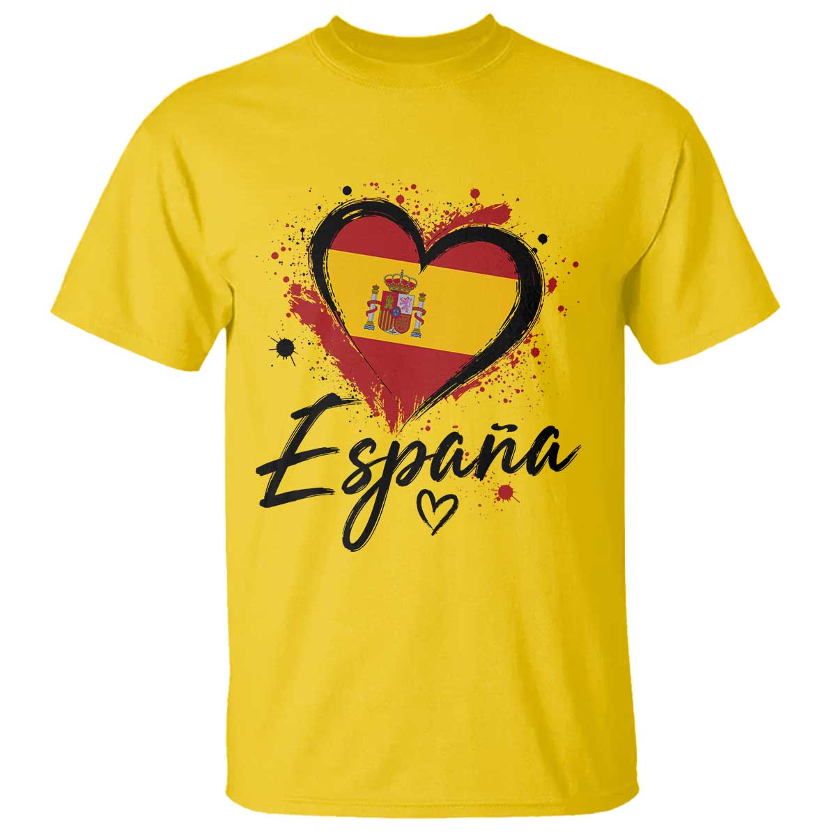 Espana Heart Spanish Flag Patriotic Spain Pride T Shirt