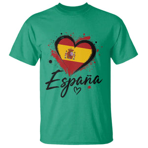 Espana Heart Spanish Flag Patriotic Spain Pride T Shirt