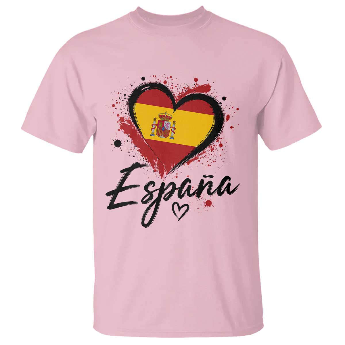 Espana Heart Spanish Flag Patriotic Spain Pride T Shirt