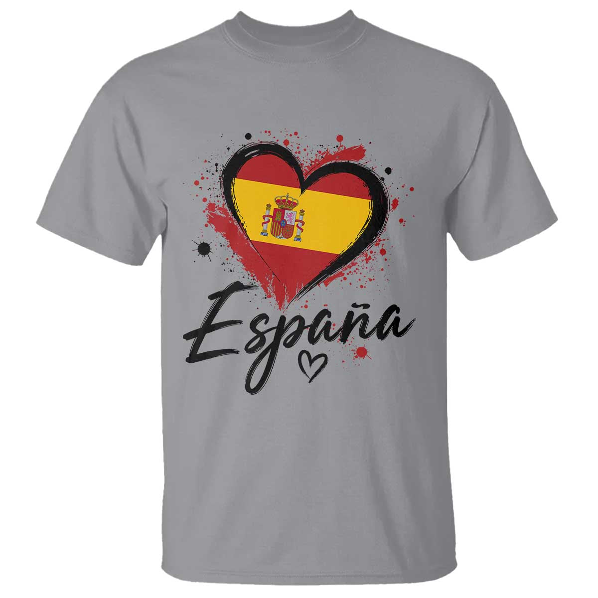 Espana Heart Spanish Flag Patriotic Spain Pride T Shirt
