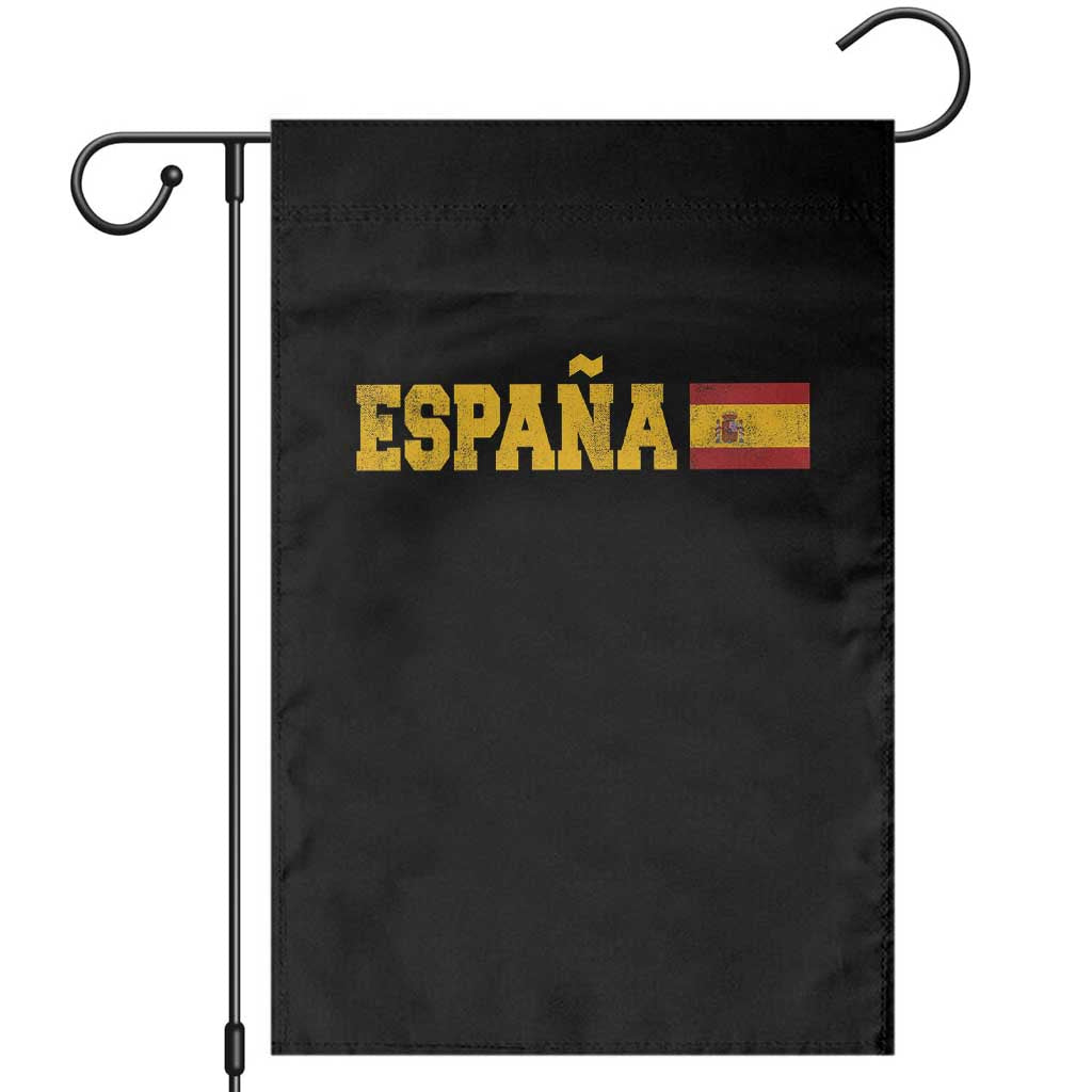 Espana Spain Vintage Sports Design Spanish Flag Garden Flag TS11 Black Print Your Wear