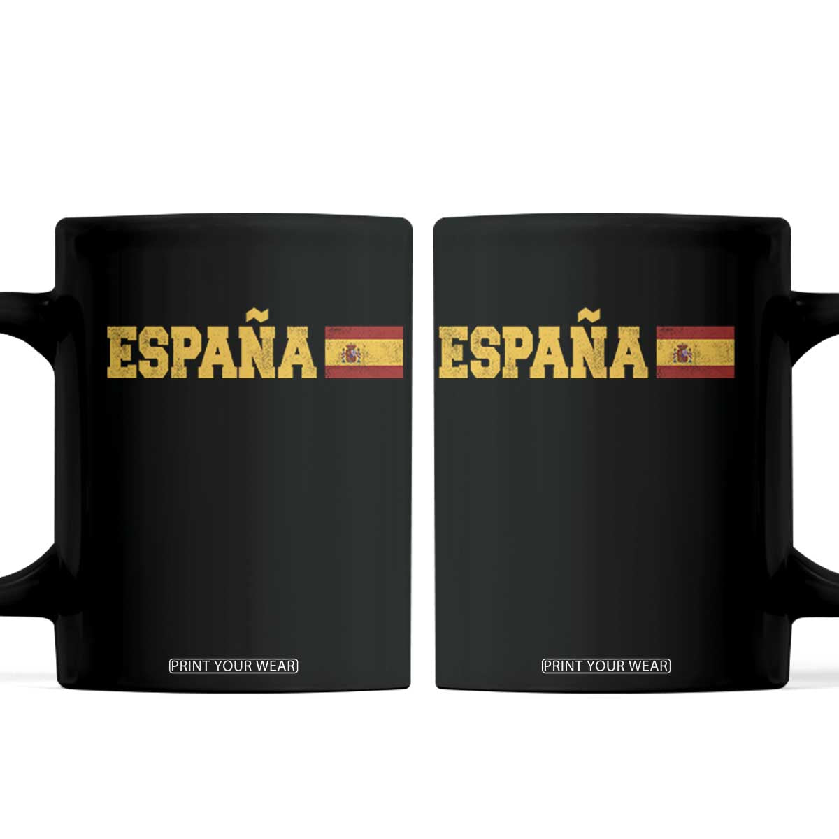 Espana Spain Vintage Sports Design Spanish Flag Coffee Mug