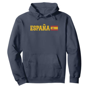 Espana Spain Vintage Sports Design Spanish Flag Hoodie