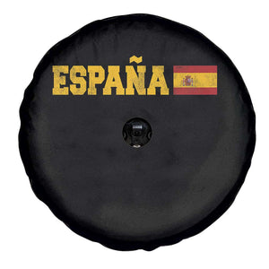 Espana Spain Vintage Sports Design Spanish Flag Spare Tire Cover