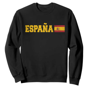 Espana Spain Vintage Sports Design Spanish Flag Sweatshirt