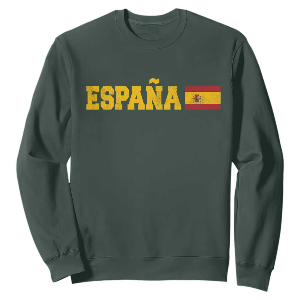Espana Spain Vintage Sports Design Spanish Flag Sweatshirt