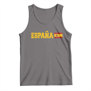 Espana Spain Vintage Sports Design Spanish Flag Tank Top