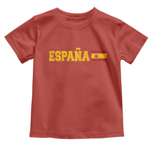 Espana Spain Vintage Sports Design Spanish Flag Toddler T Shirt