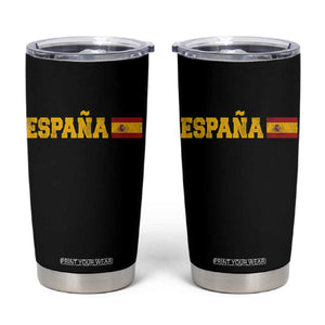 Espana Spain Vintage Sports Design Spanish Flag Tumbler Cup