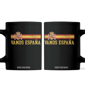 Vamos Espana Spainish Flag Vintage Spain Coat of Arms Coffee Mug