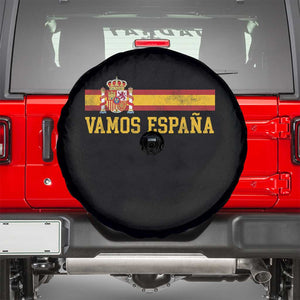 Vamos Espana Spainish Flag Vintage Spain Coat of Arms Spare Tire Cover