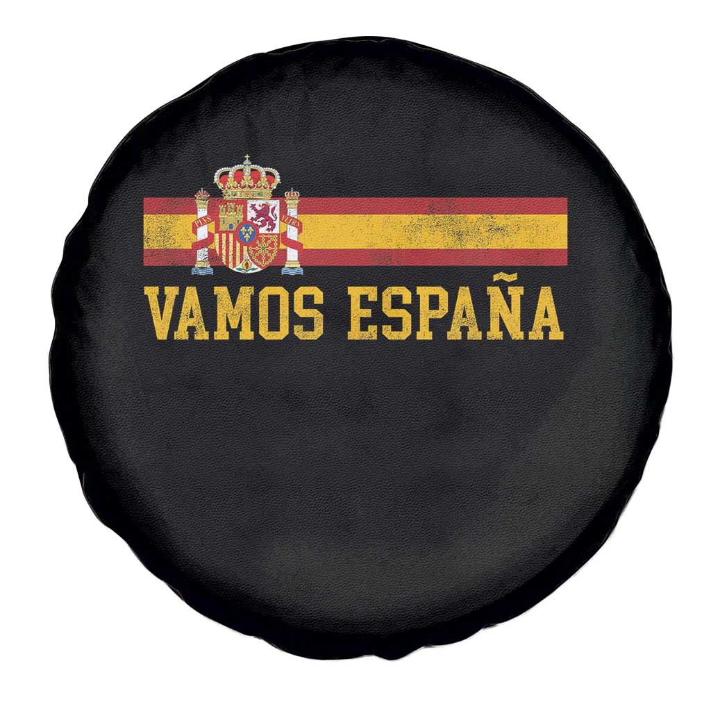 Vamos Espana Spainish Flag Vintage Spain Coat of Arms Spare Tire Cover