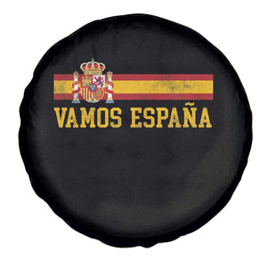 Vamos Espana Spainish Flag Vintage Spain Coat of Arms Spare Tire Cover