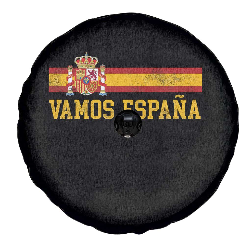 Vamos Espana Spainish Flag Vintage Spain Coat of Arms Spare Tire Cover