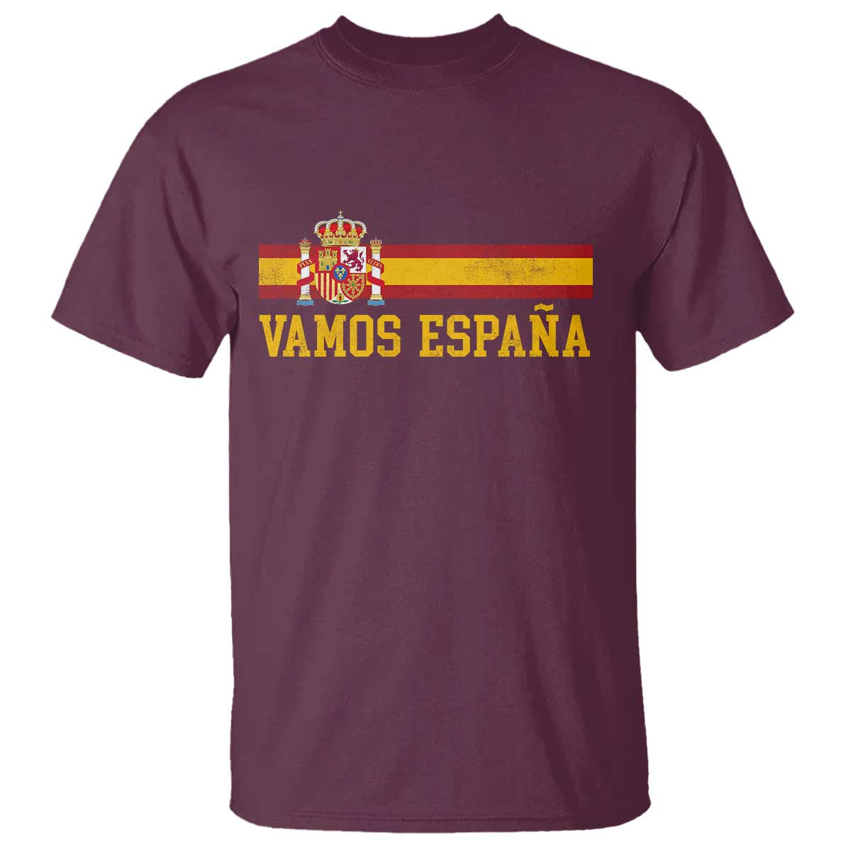 Vamos Espana Spainish Flag Vintage Spain Coat of Arms T Shirt