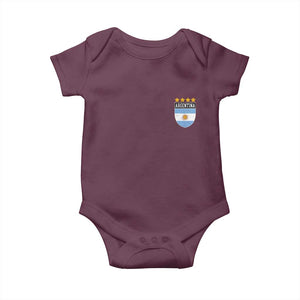Argentina 4th Star Vintage Argentine Football Crest Baby Onesie