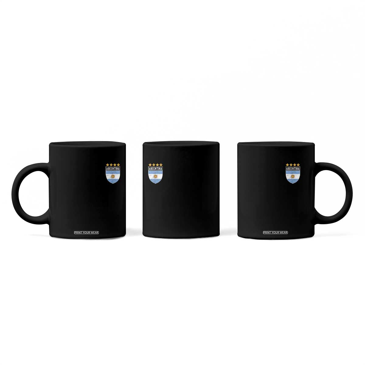 Argentina 4th Star Vintage Argentine Football Crest Coffee Mug