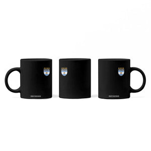 Argentina 4th Star Vintage Argentine Football Crest Coffee Mug