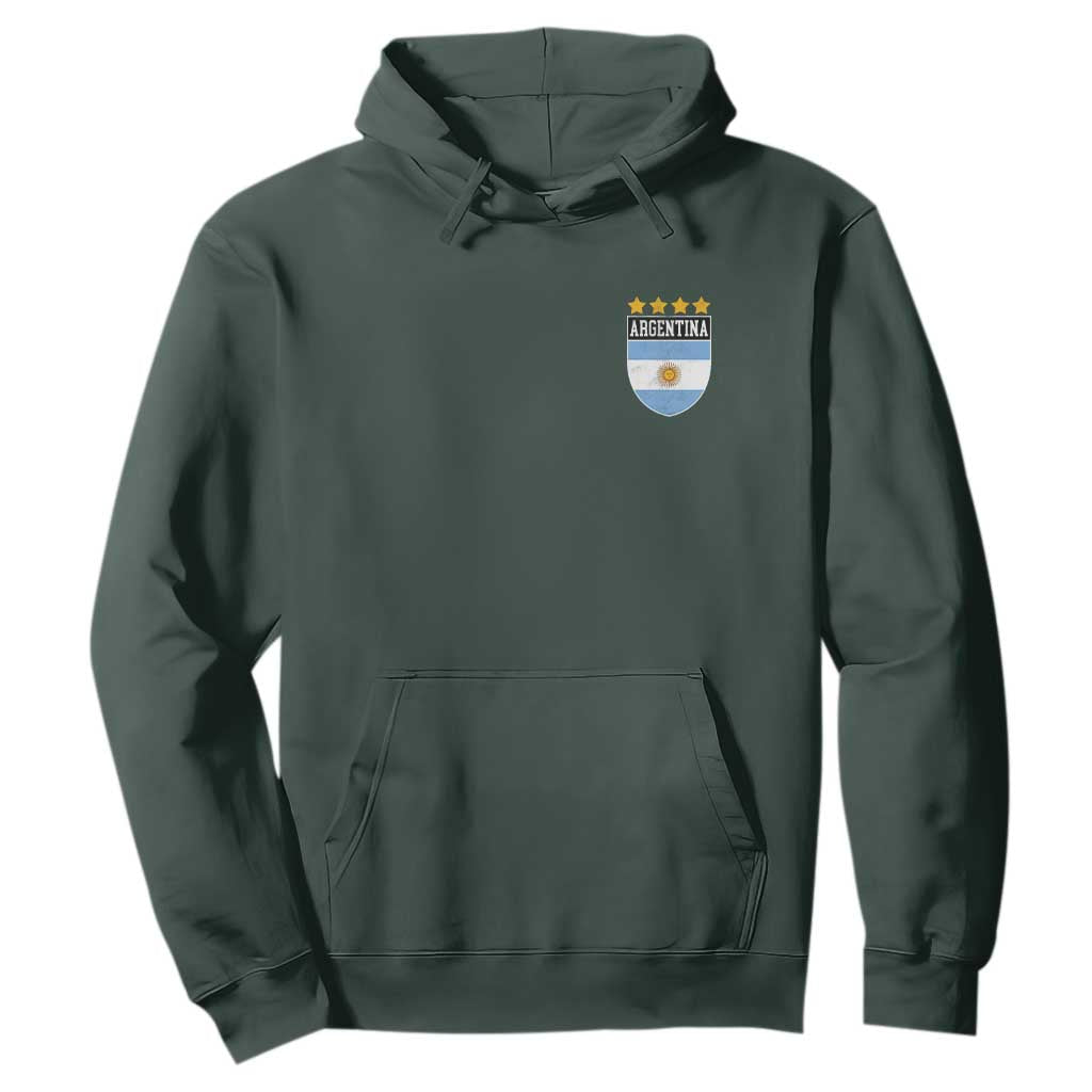 Argentina 4th Star Vintage Argentine Football Crest Hoodie