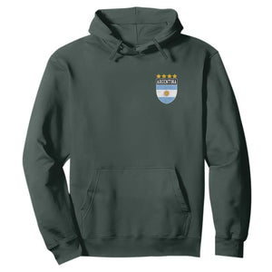 Argentina 4th Star Vintage Argentine Football Crest Hoodie