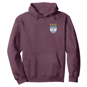 Argentina 4th Star Vintage Argentine Football Crest Hoodie