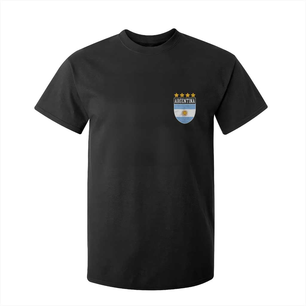 Argentina 4th Star Vintage Argentine Football Crest T Shirt For Kid