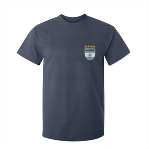 Argentina 4th Star Vintage Argentine Football Crest T Shirt For Kid