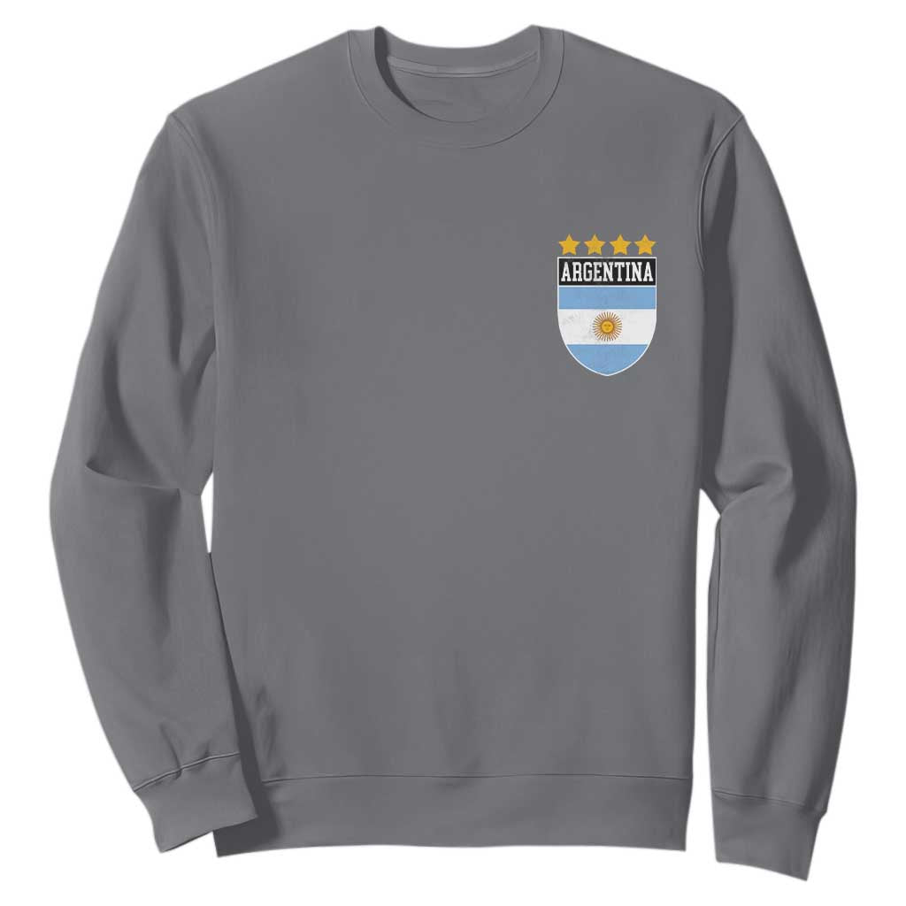 Argentina 4th Star Vintage Argentine Football Crest Sweatshirt