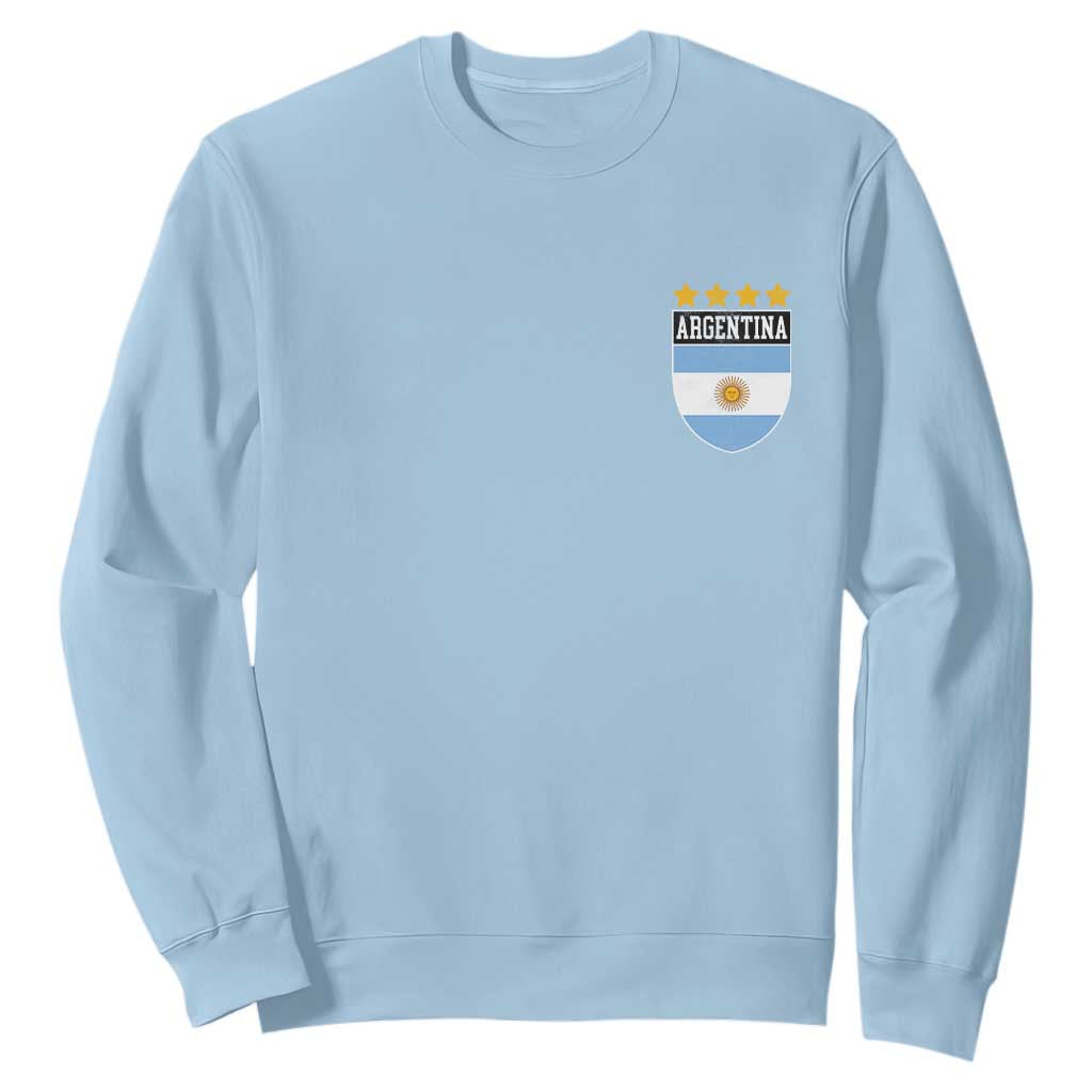 Argentina 4th Star Vintage Argentine Football Crest Sweatshirt