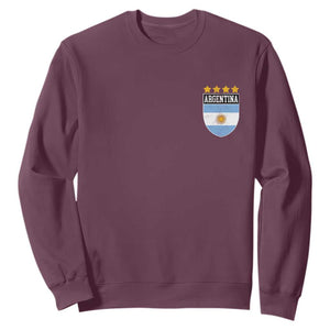 Argentina 4th Star Vintage Argentine Football Crest Sweatshirt