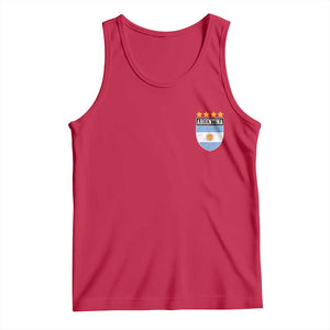 Argentina 4th Star Vintage Argentine Football Crest Tank Top
