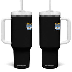 Argentina 4th Star Vintage Argentine Football Crest Tumbler With Handle