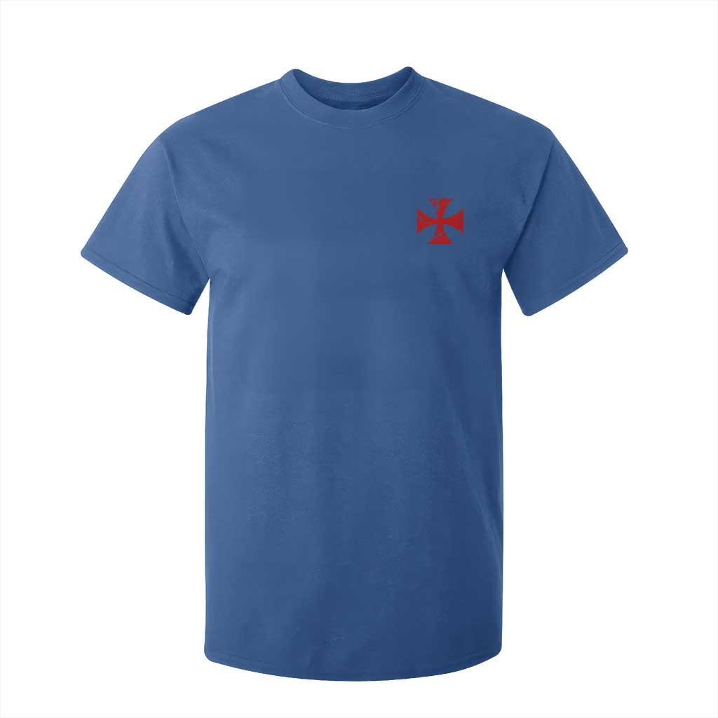 Vintage Catholic Knight Templar Crusader Cross T Shirt For Kid