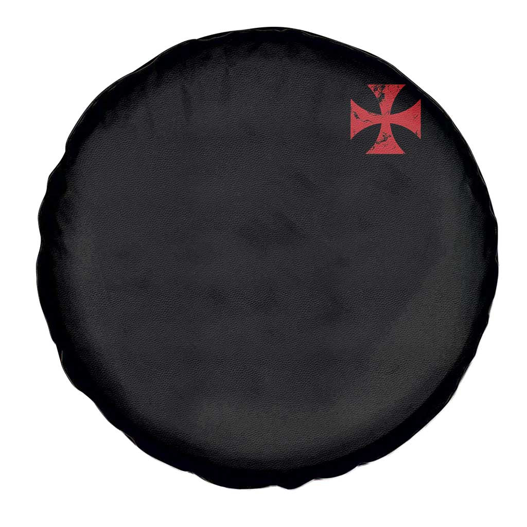 Vintage Catholic Knight Templar Crusader Cross Spare Tire Cover