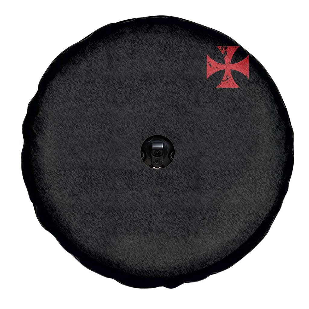 Vintage Catholic Knight Templar Crusader Cross Spare Tire Cover