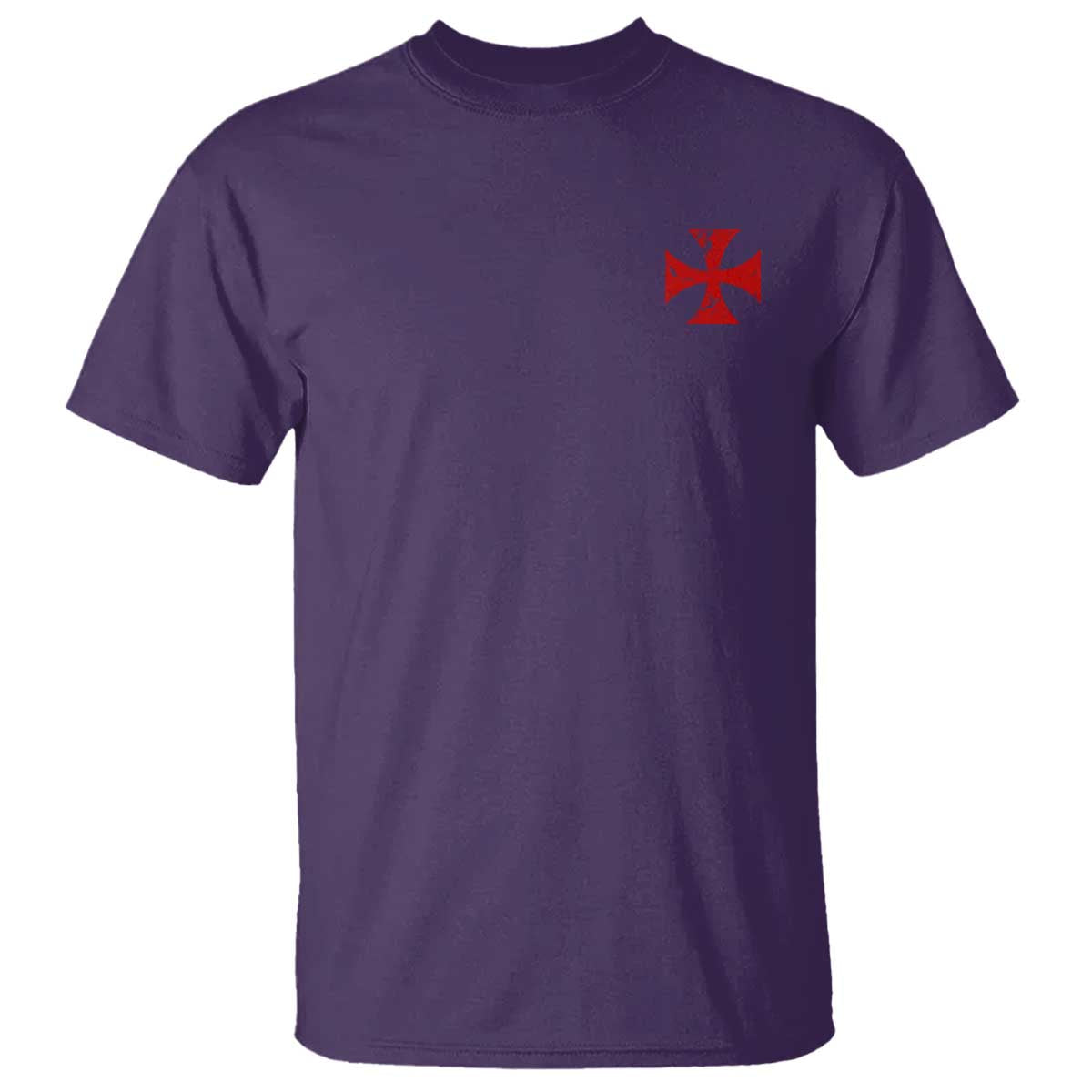 Vintage Catholic Knight Templar Crusader Cross T Shirt