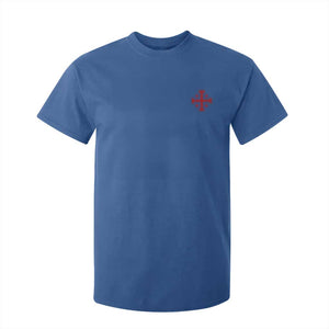 Vintage Catholic Knight Templar Jerusalem Cross T Shirt For Kid