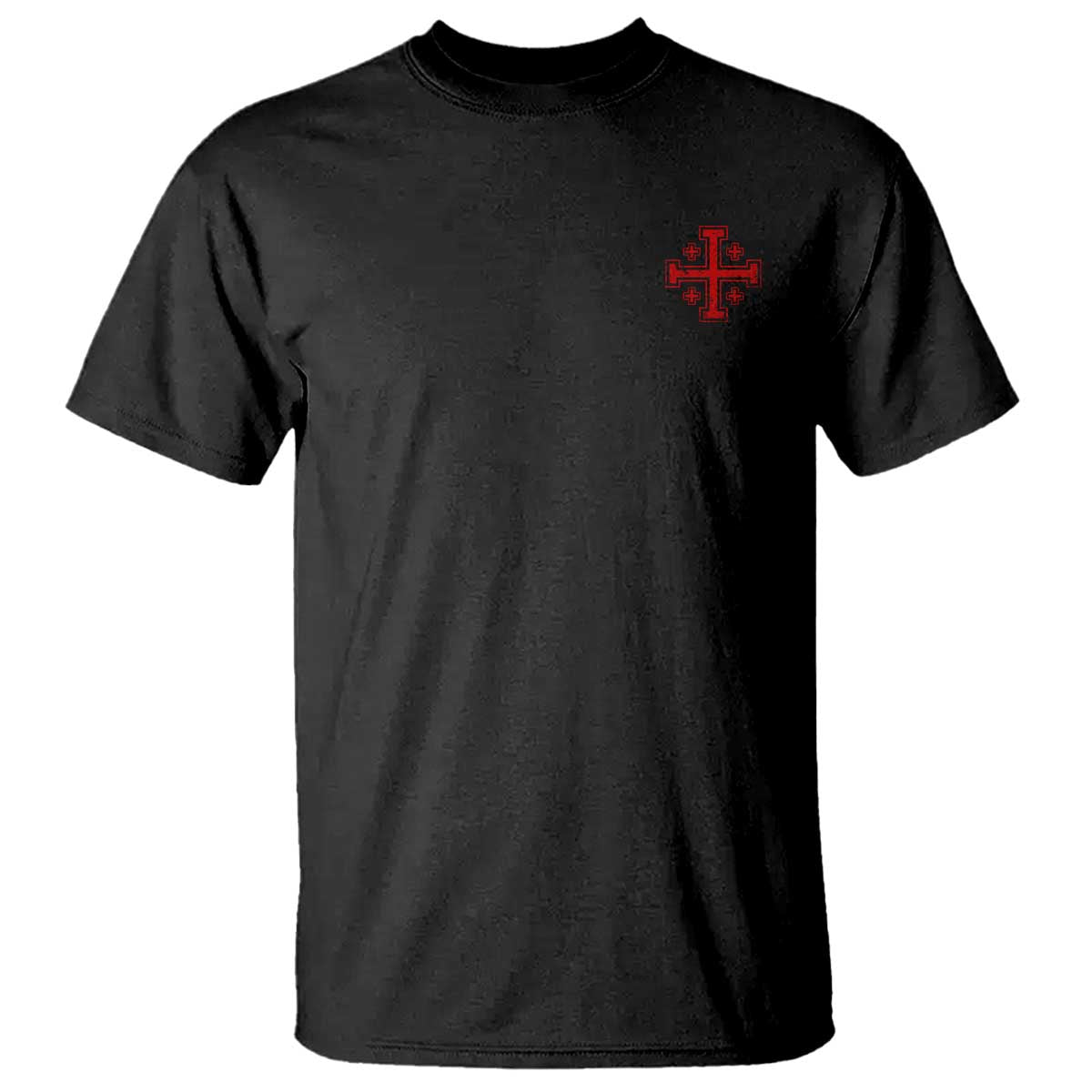 Vintage Catholic Knight Templar Jerusalem Cross T Shirt