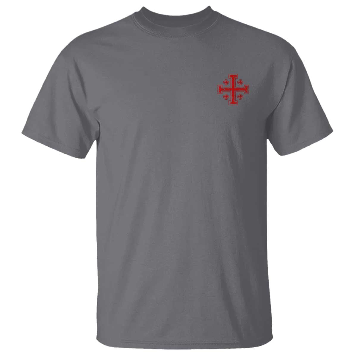 Vintage Catholic Knight Templar Jerusalem Cross T Shirt
