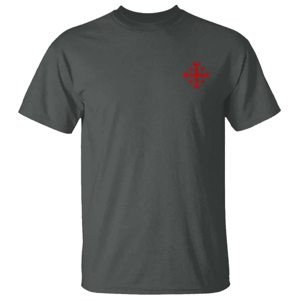 Vintage Catholic Knight Templar Jerusalem Cross T Shirt