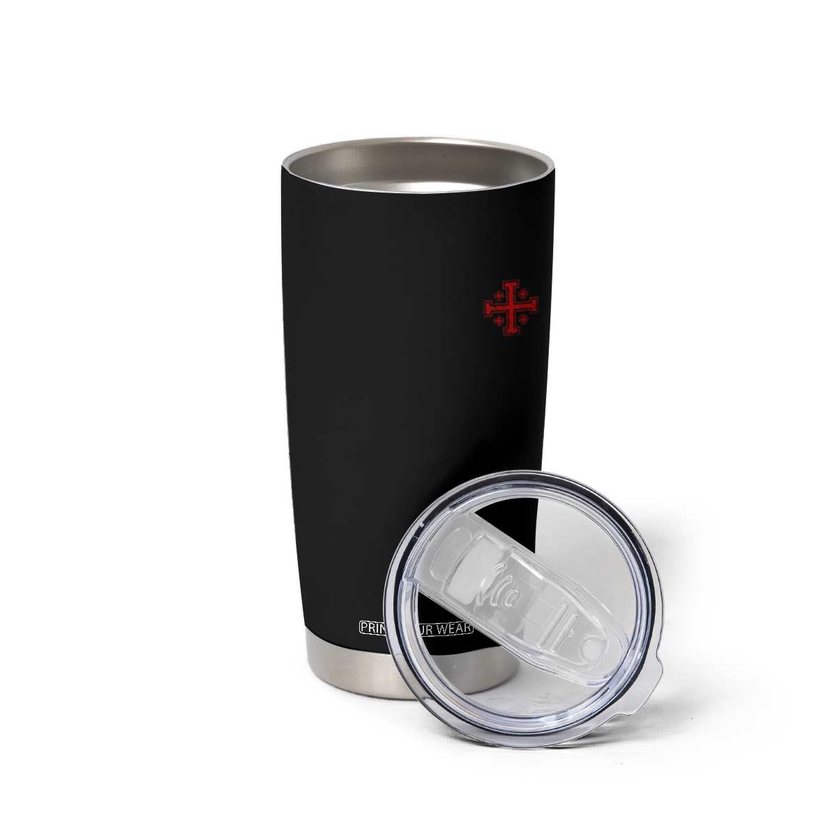 Vintage Catholic Knight Templar Jerusalem Cross Tumbler Cup