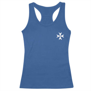 Knights Hospitaller Vintage Maltese Cross Catholic Christian Racerback Tank Top